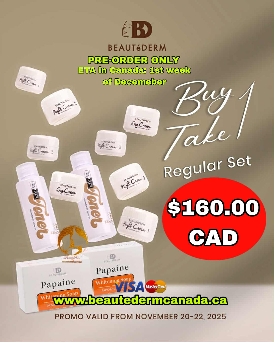 ***PRE-ORDER ONLY*** BUY1GET1 Regular Set (ETA in Canada: First Week of December)