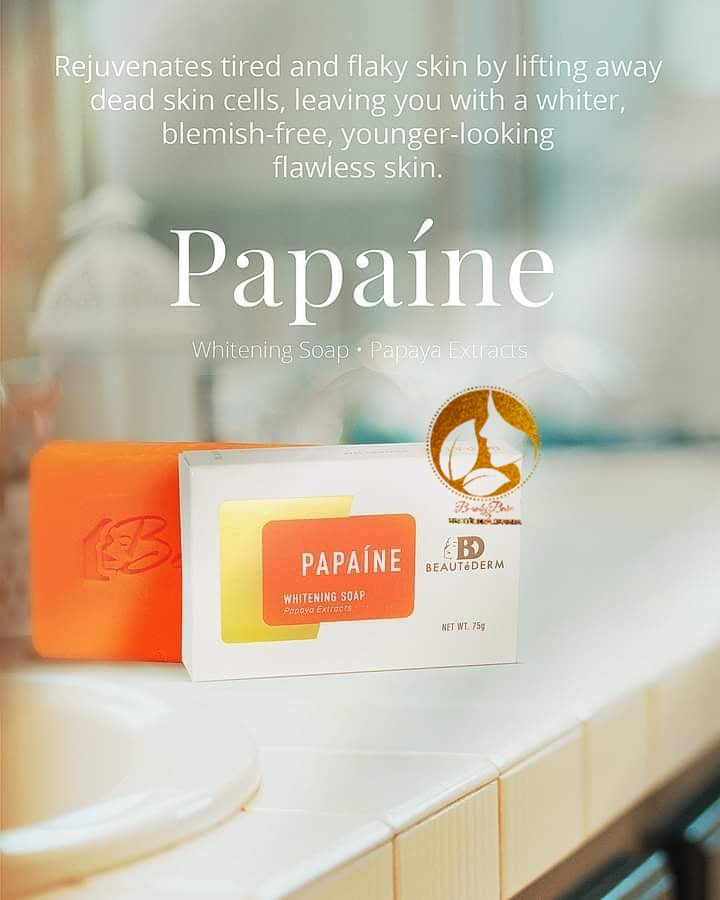 Papaine Soap with Orange & Papaya Extract (150g) *ON DEMAND*